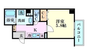 みおつくし西なんばの物件間取画像